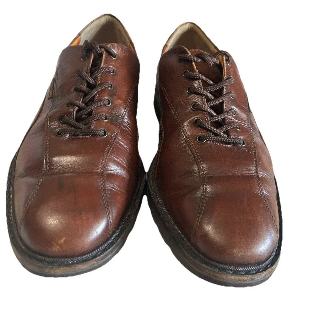 Mephisto Abel Goodyear Welt Mens US 8.5  Oxford Brown Leather Shoes France